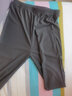 浪莎2条打底裤女外穿春夏薄款冰丝光泽裤显瘦弹力紧身九分小脚裤健美裤 黑色+深灰色 L(适合80-125斤) 实拍图
