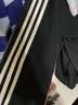 阿迪达斯（adidas）男装外套26秋季新款运动服时尚针织休闲上衣黑色连帽日常通勤夹克 经典黑/双层针织/热销款 L 【175-180cm/150-160斤】 实拍图