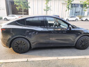适用特斯拉modely19寸轮毂盖新款直边轮毂特斯拉太阳神款轮毂盖 老款Y 光面哑黑色4个+哑黑T标 实拍图