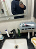 雅戈尔（YOUNGOR）风衣男双翻领长款棉风衣聚酯纤维不易皱保型弹性耐穿 VYCF429949FAA藏青 XL 180/100A 实拍图