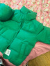 巴拉巴拉童装儿童羽绒服男童女童冬季宝宝亲子装外套面包服潮三防蓬松鸭绒 翠绿 120 实拍图