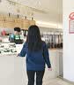 记述春秋高领毛衣女新款针织衫女宽松长袖套头内搭打底衫上 常规款上青 #3XL(建议130-145斤) 实拍图