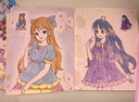 儿童绘画套装8册公主涂色本涂色秀3-6-8-10岁儿童画画本女孩手绘美少女书小学生涂鸦填色绘本彩 实拍图