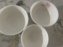 华光泡面碗汤碗碟盘 筷勺 盘碟碗厨具套件 中式骨瓷家用餐具 白玉兰 6英寸碗 实拍图