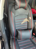 梦选（MENGXUAN）汽车座套坐垫四季通用座椅套全包围座垫通风透气冬季全皮耐磨车垫 【神秘黑-标准版】四季通用 大众朗逸帕萨特途观L途岳凌渡id3 实拍图