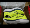 Saucony索康尼菁华15跑鞋男轻量缓震透气专业运动训练运动鞋Kinvara 15 荧光绿兰220 41 实拍图