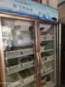 新飞 （Frestec）1100L展示柜冷藏保鲜柜酒水饮料冰柜超市玻璃门微霜立式冷柜三门下机直冷蓝白 实拍图