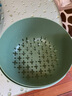 plazotta seit 1893德国 双层洗菜篮 厨房洗菜盆 沥水篮 创意客厅果盆 水果篮 小号浅绿圆形（普通） 1个 2000ml 实拍图