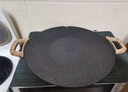 乐扣乐扣（LOCK&LOCK） 烤肉盘麦饭石煎盘韩式不粘煎烤盘平底锅户外露营野餐烧烤锅家用 【36cm】+食物夹+油刷 实拍图