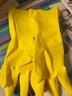 3M思高家务手套防水洗碗天然橡胶薄款舒适无异味厨房清洁手套cbg 黄色薄巧型 3双 装 L 实拍图