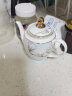 玛戈隆特玉兰花开骨瓷茶具整套下午茶杯点心盘茶壶组合 2人份下午茶具 6头 6件 实拍图