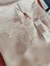 金三塔重磅真丝睡衣女100%桑蚕丝优雅减龄真丝睡裙丝绸家居服高级感礼物 香妃色 L 实拍图
