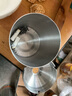 诺爵沙漏不锈钢烟灰缸漏斗时尚创意防风灰飞电竞车载商务定制KTV烟缸 【新沙漏】钢本色烟缸-吉祥福鹿 实拍图