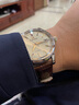 冠蓝狮（Grand Seiko）  冠蓝狮gs机械复古奶油面系列鳄鱼皮表带正装大三针男表 现货SBGR261G 实拍图