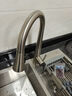 杜邦世界500强厨房冷热抽拉式龙头304不锈钢厨房水龙头洗碗盆水龙头 不锈钢天鹅颈厨房抽拉龙头 不锈钢拉丝 实拍图