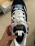 斯凯奇（Skechers）女鞋秋冬小白鞋蕾丝休闲运动熊猫鞋黑色增高厚底老爹鞋11959 黑色/白色/BKW 36 实拍图