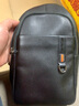 七匹狼男包斜挎包单肩背包真皮胸包头层牛皮休闲包时尚潮男出游通勤挂包 【头层牛皮】潮男时尚款 实拍图