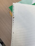 四季年华不硌手B5活页本纸可拆卸笔记本子考研方格网格记事记录可拆替芯超厚高颜值加厚线圈外壳夹简约 B5/纯黑&纯白&绿&红&蓝/横线+网格/10本 无规格 实拍图