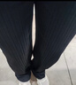 浪莎冰丝阔腿裤女夏季薄款2025新款防晒休闲裤显瘦小个子垂感拖地裤子 显瘦黑【口袋冰丝款】 2XL 【适合126-140斤】 实拍图