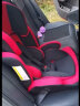 BabyGo安全座椅3岁以上增高垫中大童车载儿童坐椅宝宝简易便携电动车安全座椅增高垫isofi硬接口 红色 晒单实拍图