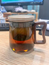 阿狸的爱玻璃茶杯茶水分离伴手礼商务礼品父亲节生日礼物男士实用爸爸老师 茶杯个人专用泡茶杯高档[礼盒装] 办公室水杯茶具三件套退休纪念品 实拍图