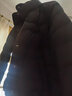 美洋（MEIYANG）速暖鹅绒服定制高阶尼龙简约绗缝轻暖短款羽绒外套秋季新款羽绒服 黑色 XL 实拍图