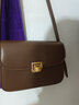 慕昂 洋气小方包时尚小包包女网红腋下包2021新款百搭单肩斜挎包 棕色 实拍图