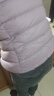 鸭鸭（YAYA）佟丽娅同款轻薄羽绒服女冬装短款鸭绒外套轻型薄款女士保暖衣服 浅蓝色 L (165) 实拍图