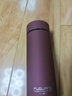富光保温杯大容量男女茶杯商务真空304不锈钢便携水杯刻字定制logo 紫红磨砂340ml 实拍图