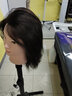 卡美丝美发头模全真发理发专用公仔模特头剪发练习假人头模型烫染吹模具 优质14英寸黑色系 小支架+鳄鱼夹+针尾梳 实拍图