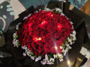 幽客玉品情人节鲜花速递红玫瑰花束表白送女友老婆生日礼物全国同城配送 99朵红玫瑰花束——永恒的爱 实拍图