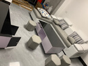 卡瑞龙 布艺沙发 简约现代客厅沙发大小户型简欧实木沙发组合整装家具 【海绵版三人位】2.2米+脚踏+茶几+电视柜 可拆洗棉麻（颜色备注） 实拍图