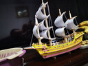 玩控 diy帆船玩具仿真3d立体拼图龙船模型木制作手工船积木质拼装模型 丝绸商船 实拍图
