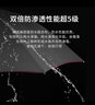 莫兰迪雨伞双层大号长柄半自动伞男士商务防风晴雨伞女双人防晒遮阳伞 墨绿色-8骨双层抗风暴 实拍图