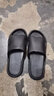 百慕倾臣夏季凉拖鞋女士室内外简约休闲舒适百搭软底防滑静音情侣拖鞋男 经典款【黑色】 42-43 正码 实拍图