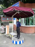 幽之藤家具（YOUZHITENG）保安岗亭伞户外遮阳伞阳台沙滩单边伞室外露台休闲花园庭院伞 2.1米方形（配40GK大理石底座） 实拍图