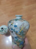 老物件古玩 雍正年制粉彩八仙乐梅瓶（一对）古玩瓷器古董收藏老 实拍图