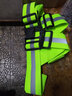 宏亿杉 HONYSON反光背心反光衣路政施工安全警示衣服网状反光条夜光骑行荧光马甲 绿色无弹力款 实拍图