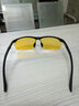 美泰龙夜视眼镜开车专用防远光强光偏光变色日夜两用太阳镜司机驾驶墨镜 全天候黄变色片 黑色框 实拍图