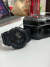 卡西欧（CASIO）手表G-SHOCK学生运动防水防震黑金武士大表盘石英情侣表 男友礼物 黑武士  GA-110-1B 实拍图