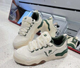 FILA FUSION斐乐潮牌KICK板鞋男鞋新款时尚休闲鞋踢板鞋潮 初雪白/暗绿-PC 40 实拍图