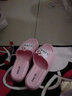 兰威费雷沙滩拖鞋女夏厚底时尚外穿可爱高跟松糕跟室外坡跟室内凉拖鞋 158猫咪紫色 40偏小建议选大2码 实拍图