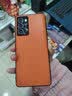 RoxviLL 适用摩托罗拉edge s30手机壳真素皮 S30冠军版全包防摔轻奢商务保护后壳 EdgeS30/S30冠军版通用【丹霞橙】镜头全包 实拍图
