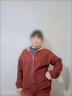 俞兆林（YUZHAOLIN）妈妈秋冬装颗粒绒外套加厚短款加绒卫衣新款中老年时尚棉衣棉服女 豆沙 2XL 【体重110-125斤】 实拍图