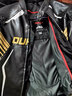 杜汉（DUHAN）D-2168摩托车骑行服长袖赛车服越野机车皮衣秋冬黑金男款M 实拍图