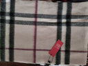 达芬奇密码100%羊毛围巾女冬款格子韩版百搭保暖披肩红色年会款新品围脖礼品 米格 实拍图