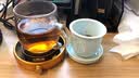 左茗右器玻璃泡茶杯茶水分离家用带内胆过滤花茶杯办公室个人喝水杯会议杯 贵妃杯-木盖 实拍图