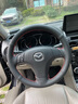 奥迈尔马自达真皮手缝方向盘套昂克赛拉阿特兹CX-5/CX-4马3马6汽车把套 黑皮红线两侧打孔 实拍图