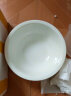2个汤古大碗创意家用陶瓷汤碗可爱吃泡面碗大号个性微波炉专用碗 2个8英寸汤古(纯白) 实拍图