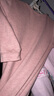 babylove婴幼儿连体衣春秋衣服蚕丝羊毛保暖睡衣男女宝宝哈衣爬服春季外穿 盐湖粉 90cm 实拍图